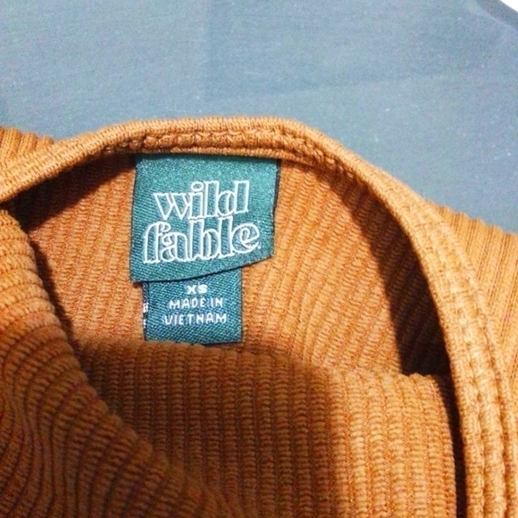 Wild fable one piece romper jumpsuit/catsuit size xs rust color nwot - Picture 5 of 5